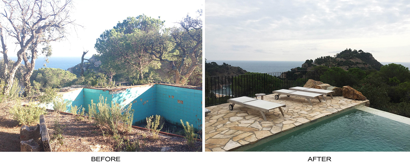 Tossa de Mar swimming pool renovation