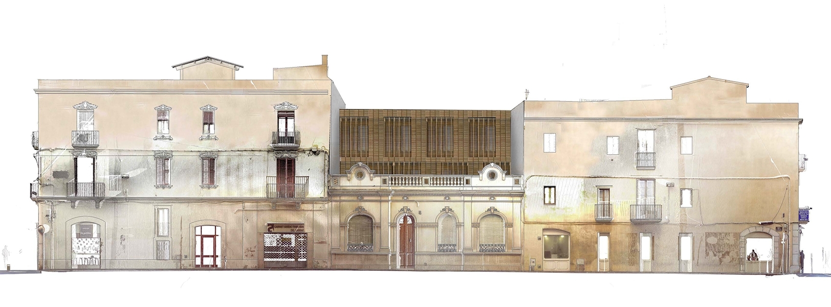 House Vilanova heritage protected facade