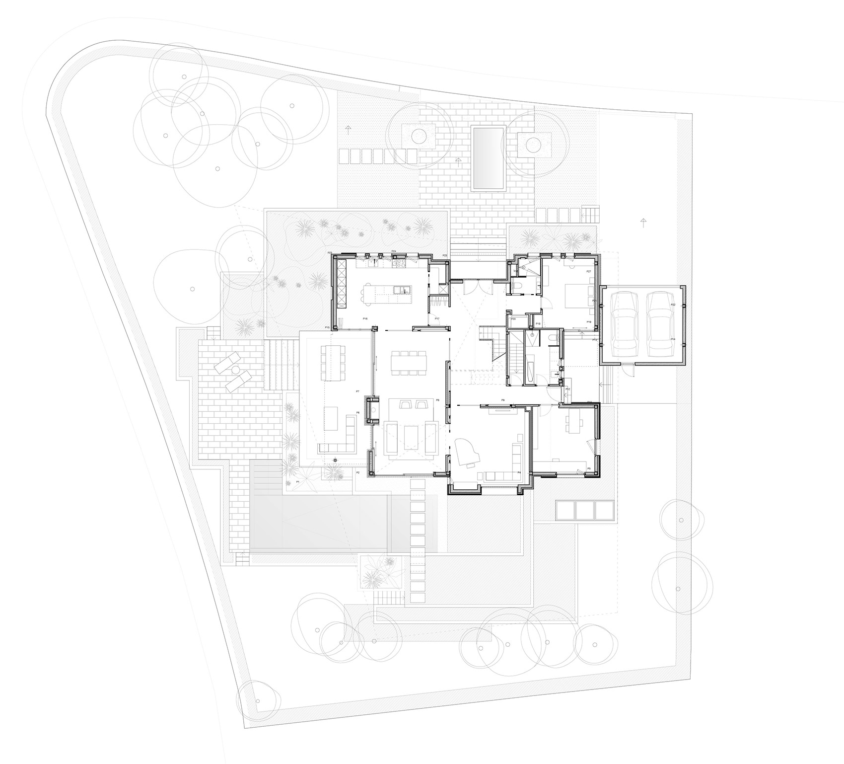 Can Teixidó site plan