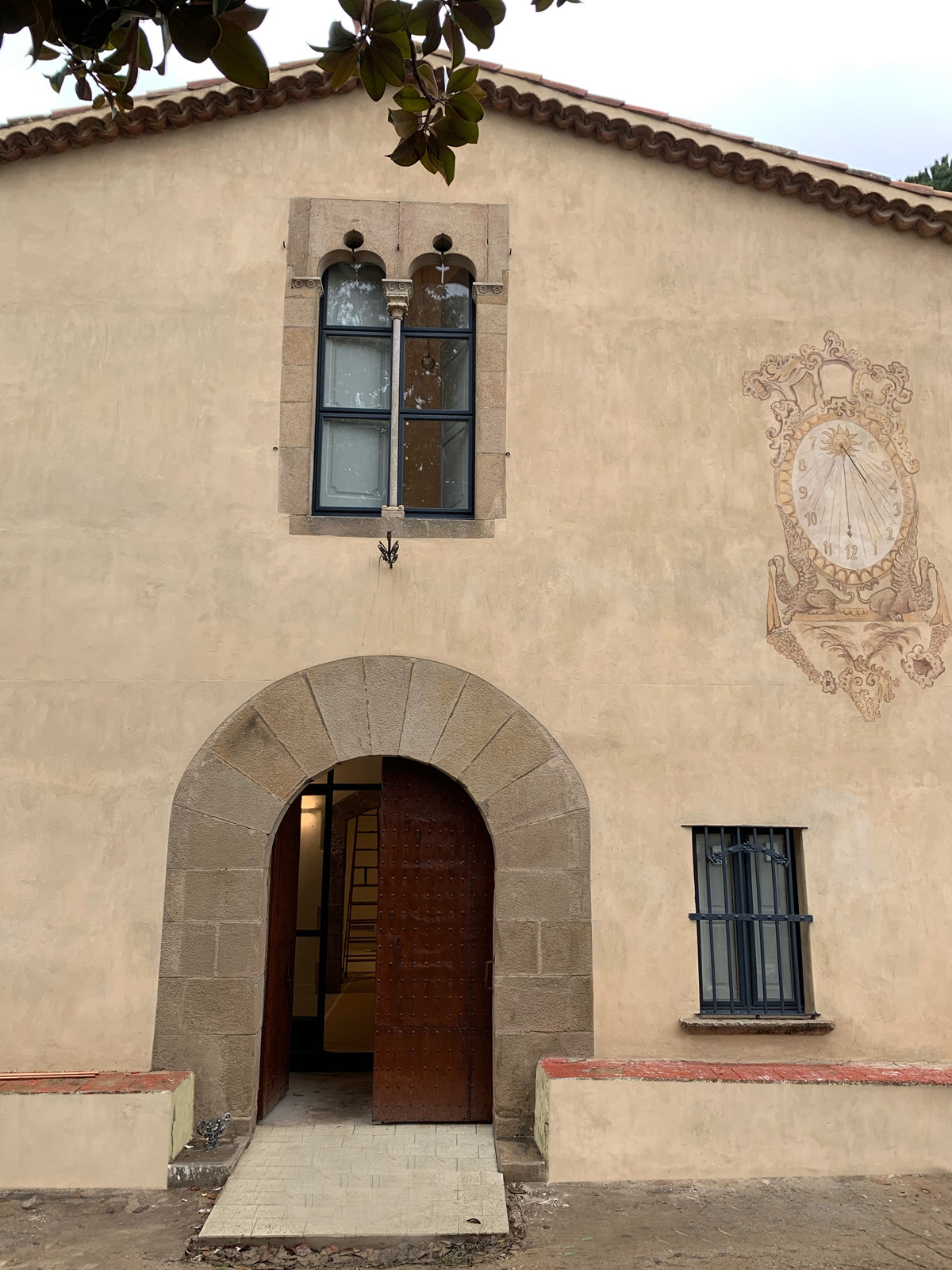 historic entrance facade