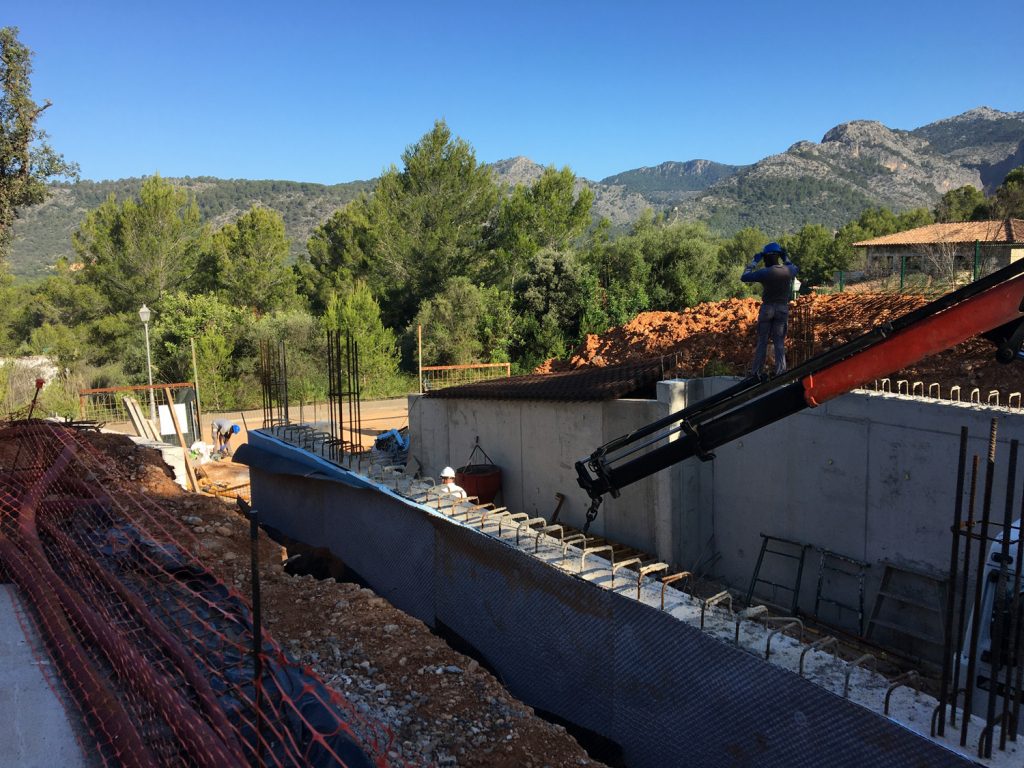 construction begins on a family home in Mallorca with spectacular sea views